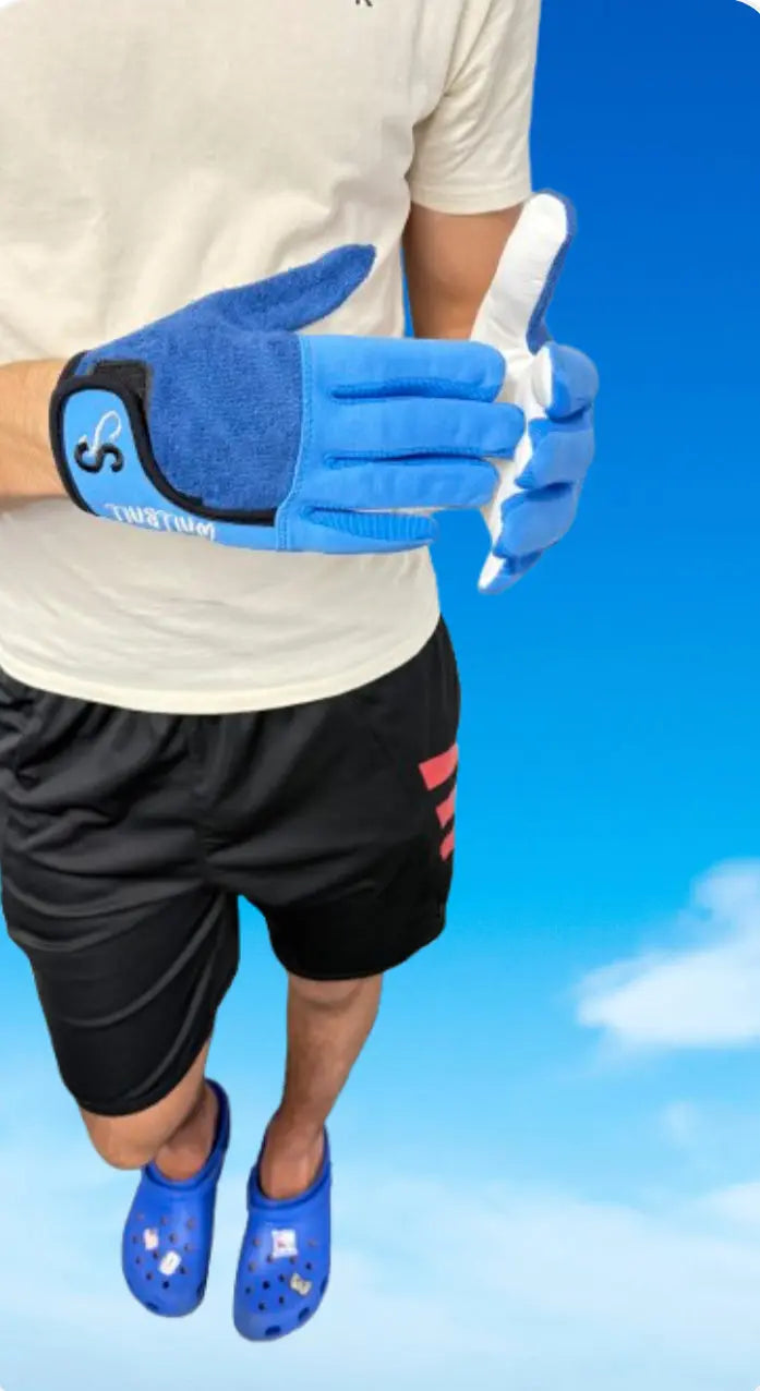handball handschuhe KOTC Pro Gloves Blue Unpadded Palms, One wall handball