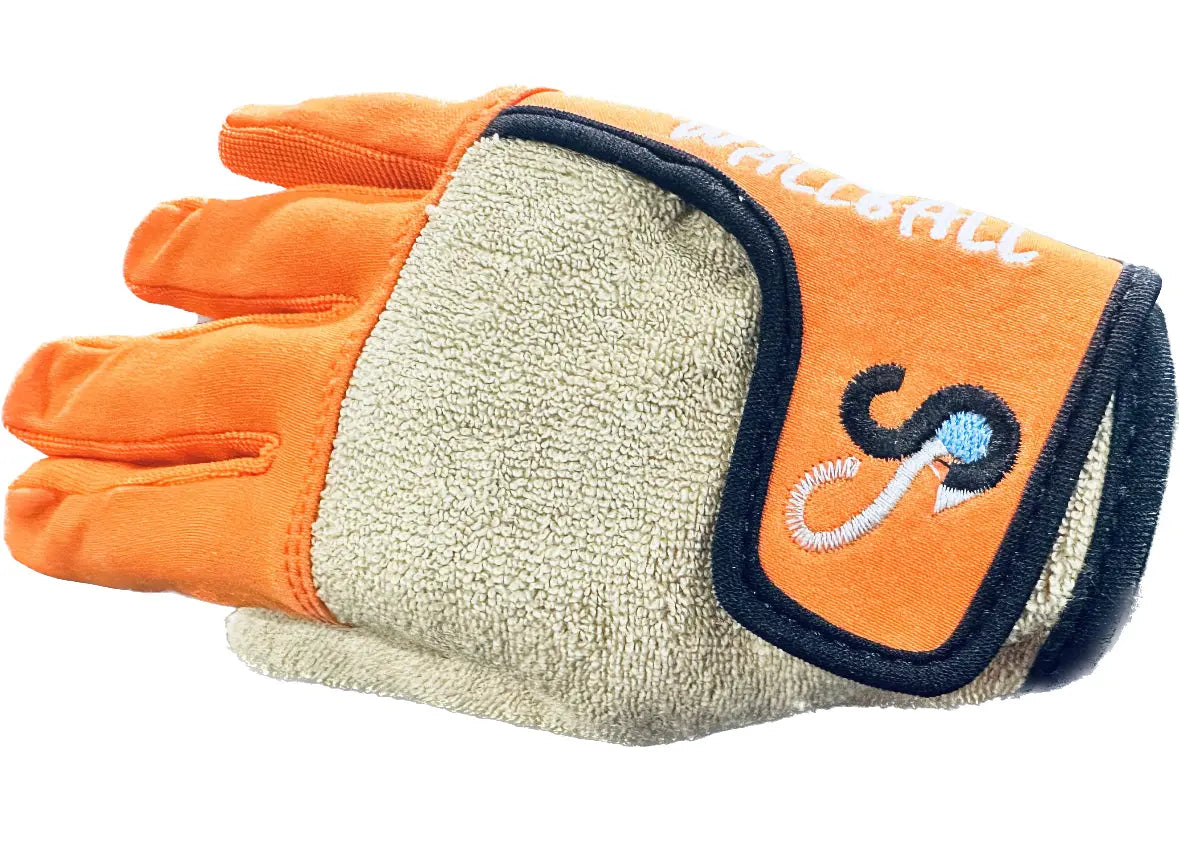 King of the Court Pro Orange Gloves Unpadded