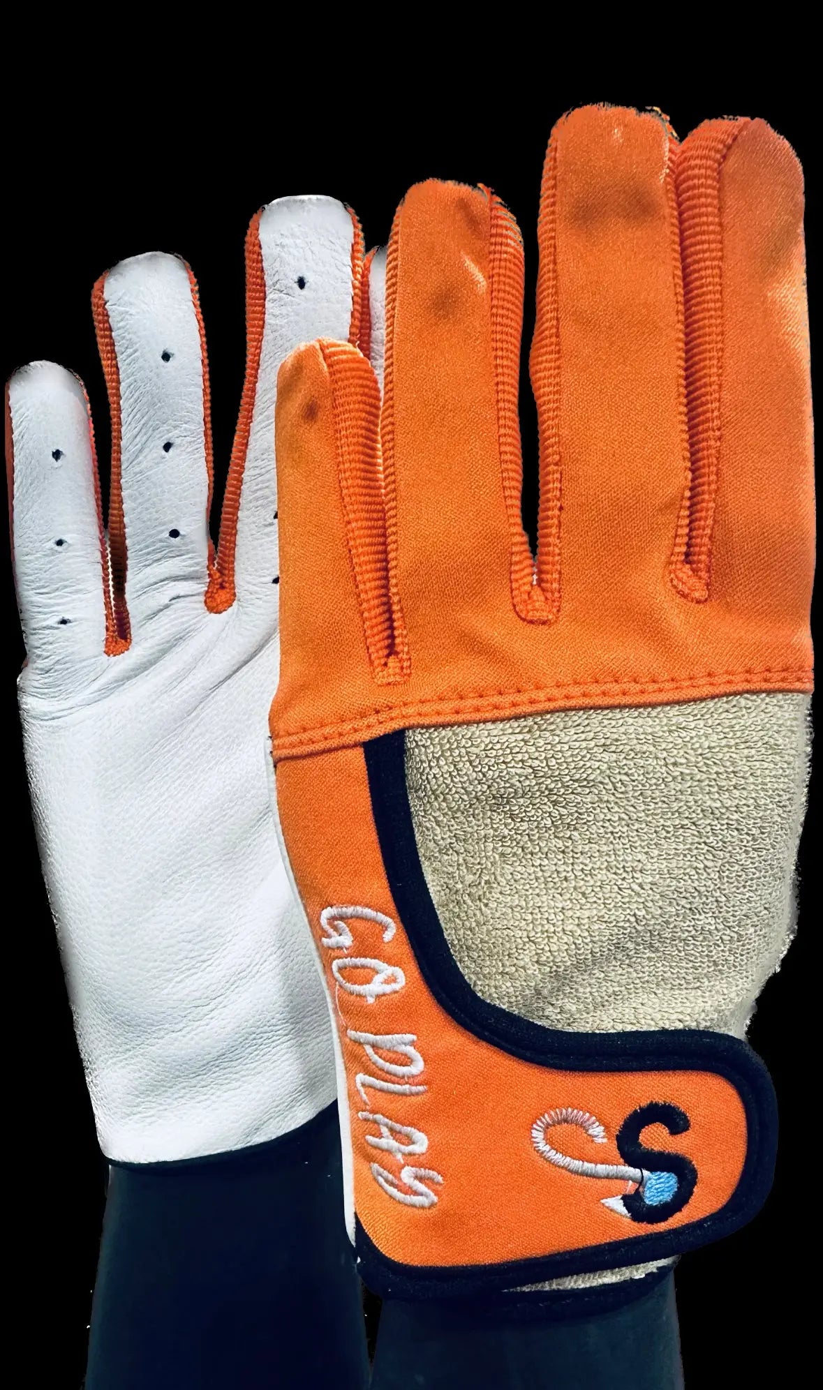 King of the Court Pro Orange Gloves Unpadded