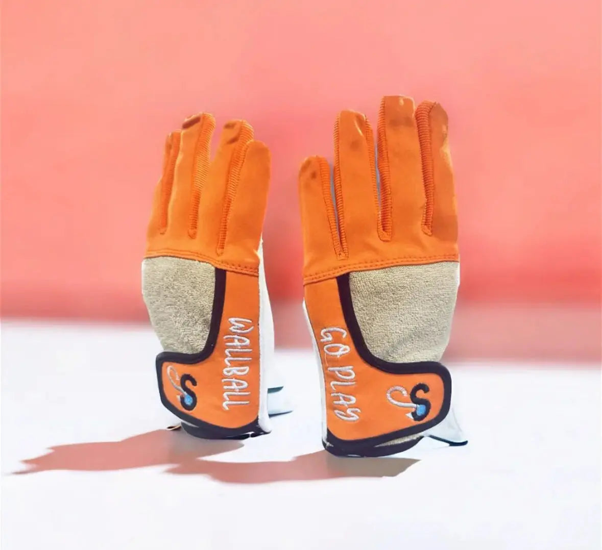 KOTC Pro Orange Gloves Unpadded Palms New York Handball ™️