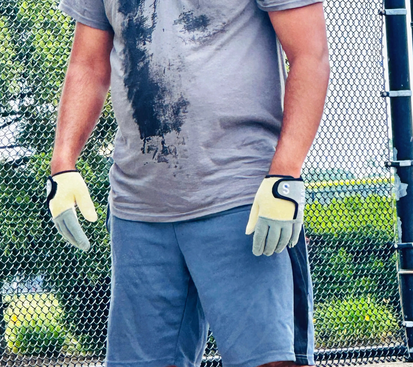 KOTC Pro Gloves Gray | Tan Unpadded Palms New York Handball ™️