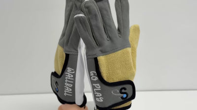 KOTC Pro Gloves Gray | Tan Unpadded Palms