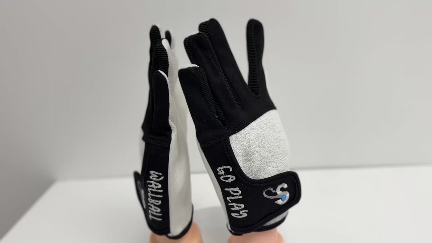 KOTC Pro Gloves Black | White Unpadded Palms