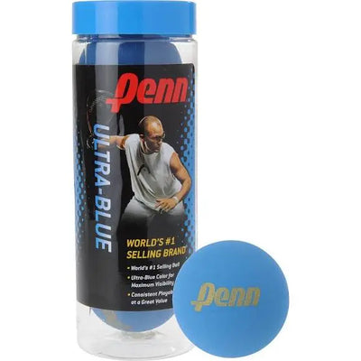 Penn Ultra - Blue Racquetballs | Handballs 3-Pack - New York Handball Store Corp