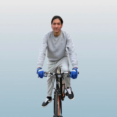 PRO Cycling Gloves Blue Unpadded - New York Handball Store Corp