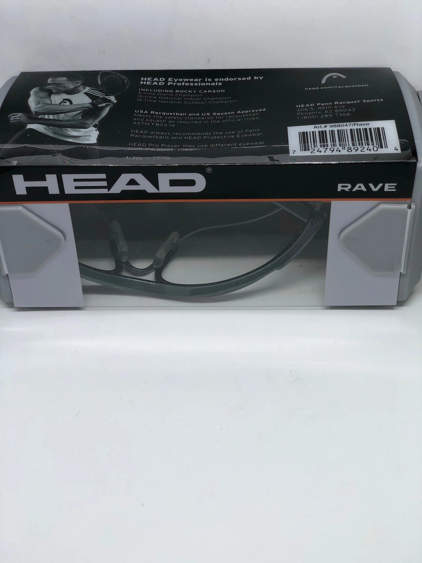 HEAD RAVE EYE PROTECTION (EYE WEAR) - New York Handball Store Corp