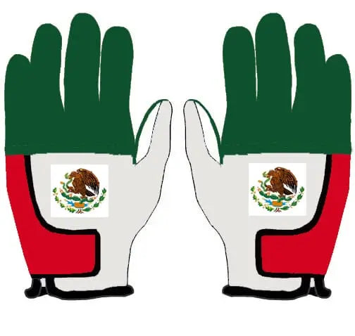 KOTC PRO Gloves  Mexico  Flag Unpadded - New York Handball Store Corp